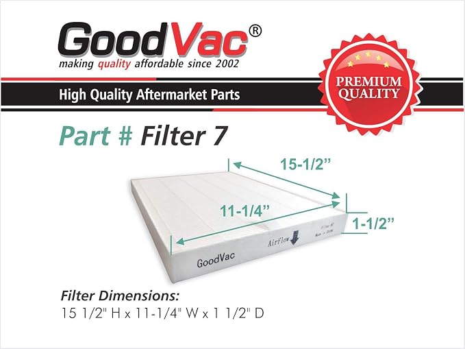 GOODVAC Replacement Filter for Sharp Series FP-a60uw FP-a80uw Air Purifier