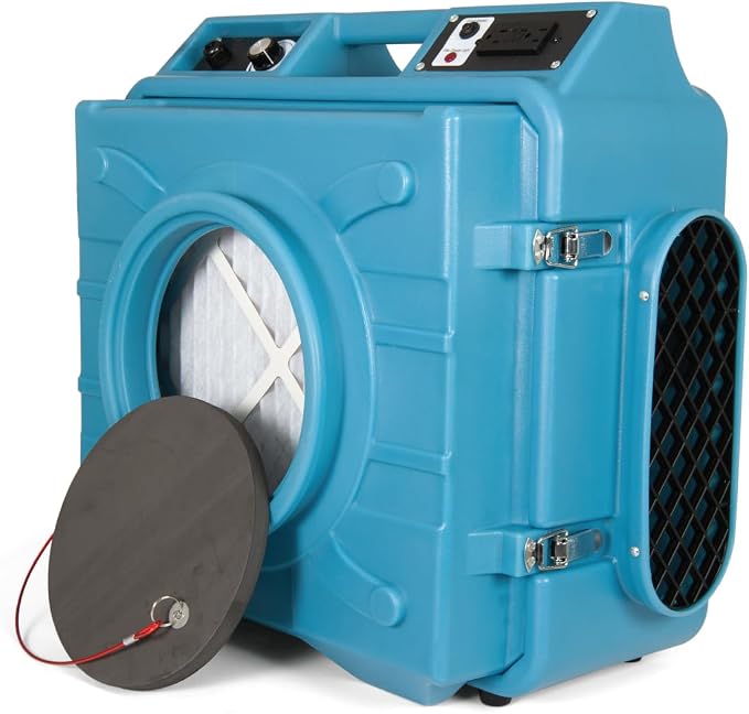 HEPA Air Scrubber with GFCI Outlets