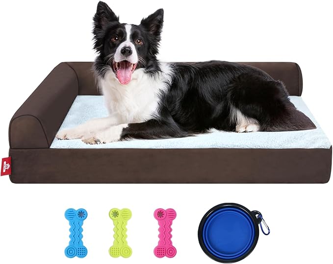 Orthopedic Dog Bed,Washable Comfortable Pet Beds with Removable Cushion&Nonskid Bottom,Sofa Couch Dog Bed Pillow Ultra Plush Mattress Pet Bed for Dogs Cats