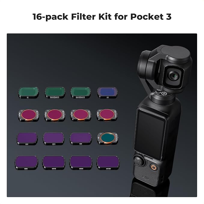 K&F CONCEPT ND, Effect Filter for DJI Osmo Pocket 3, Light Pullution Reduction