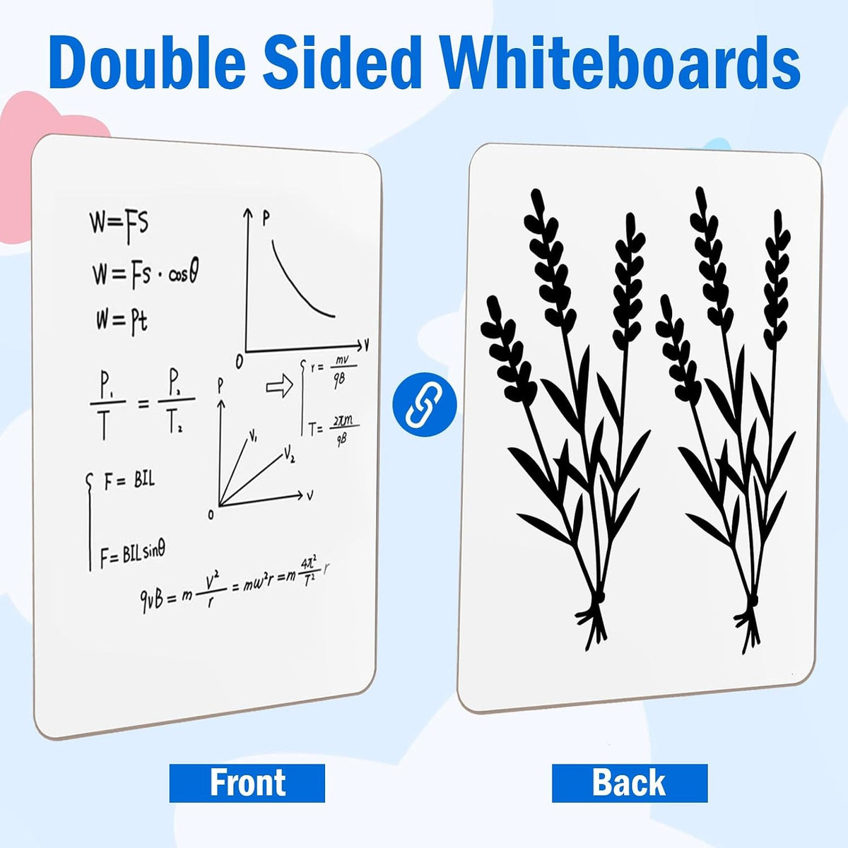 Small Dry Erase Boards Classroom Pack 12 x 9 Inch 12 Pack Whiteboard