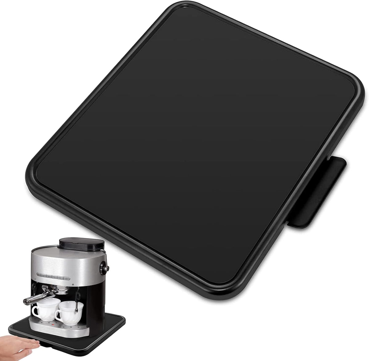 Kitchen Caddy Coffee Maker Sliding Tray, Under Cabinet Appliance Slider