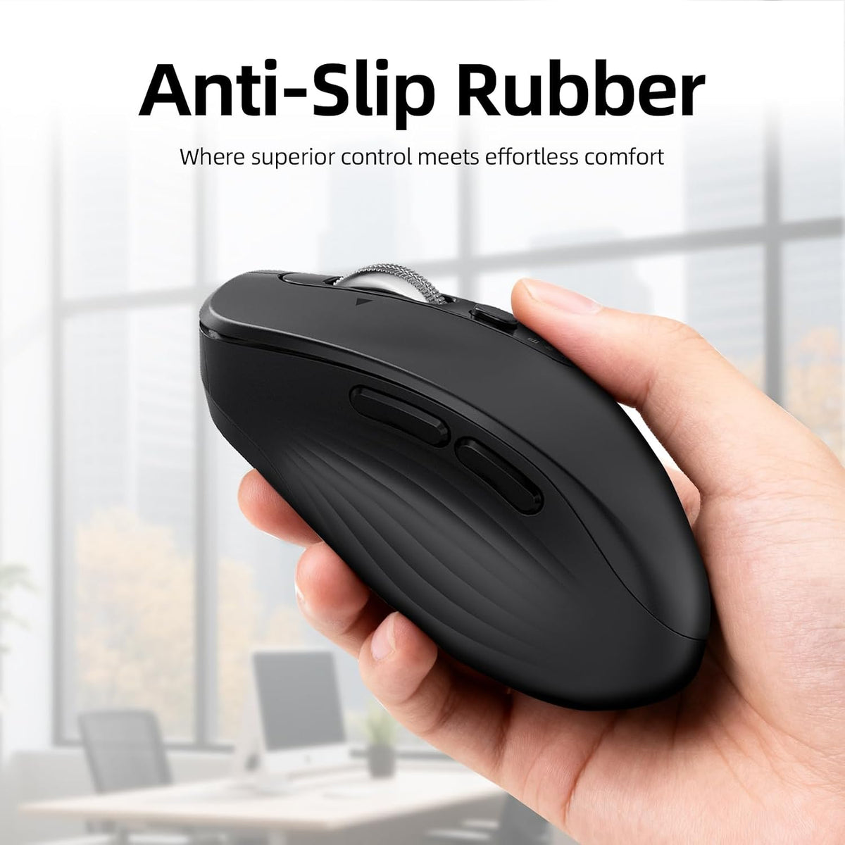 INFINMIND Wireless Keyboard Mouse Combo, Silent Multi-Functional Design.
