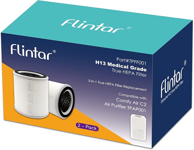 Flintar TPAP001 H13 Replacement Filter, Compatible
