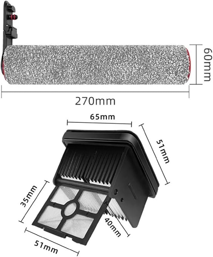 Main Roller Brushes Filter，Compatible