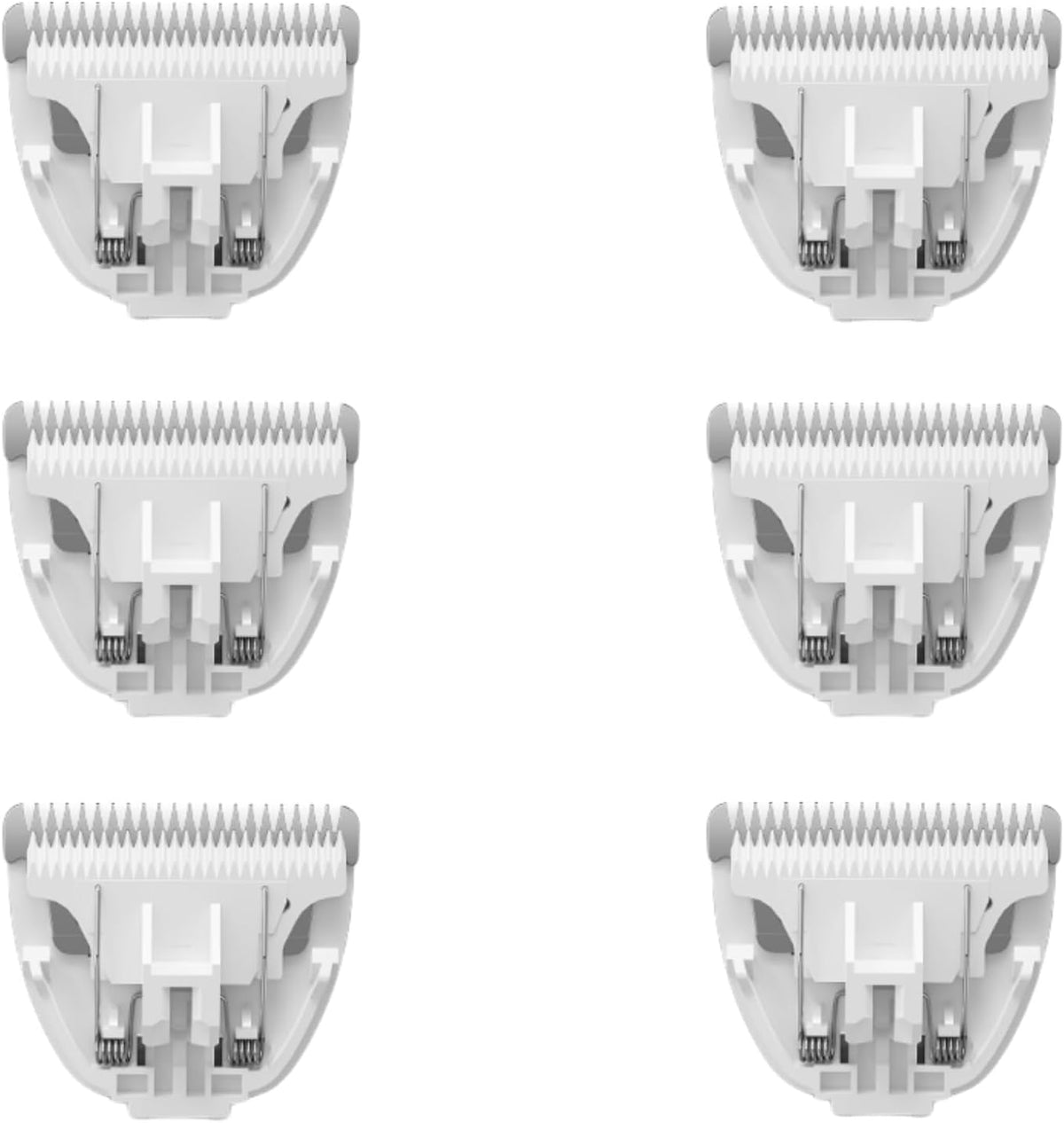 6 Pack Ceramic Blades Replacement for Dog Grooming Clippers