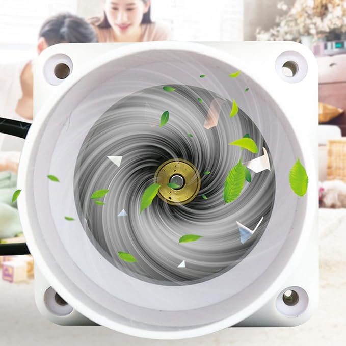 Inline Extractor Duct Fan with Speed Controller 3 inch/75mm Air Diffuser