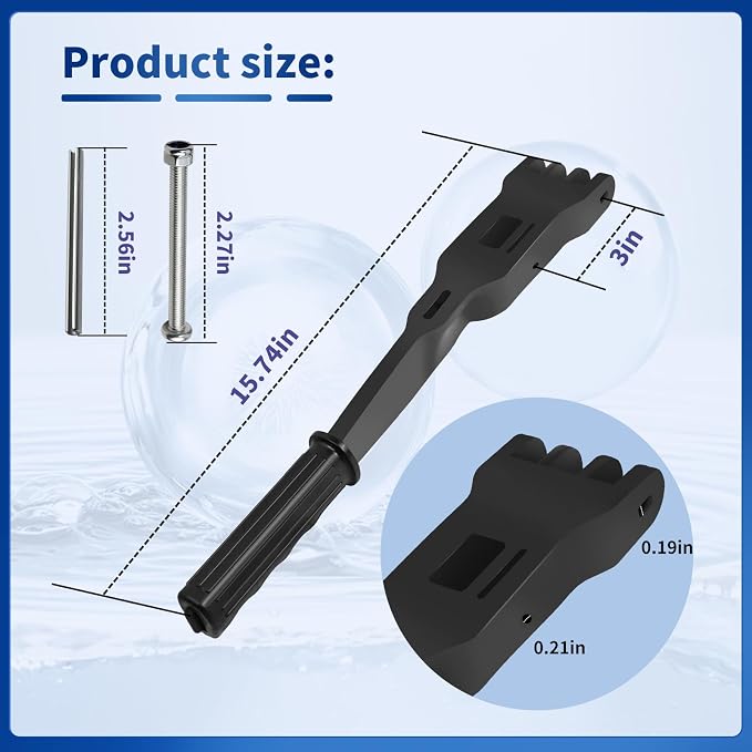ECX1040 DE Pool Filter Bump Handle Assembly Compatible
