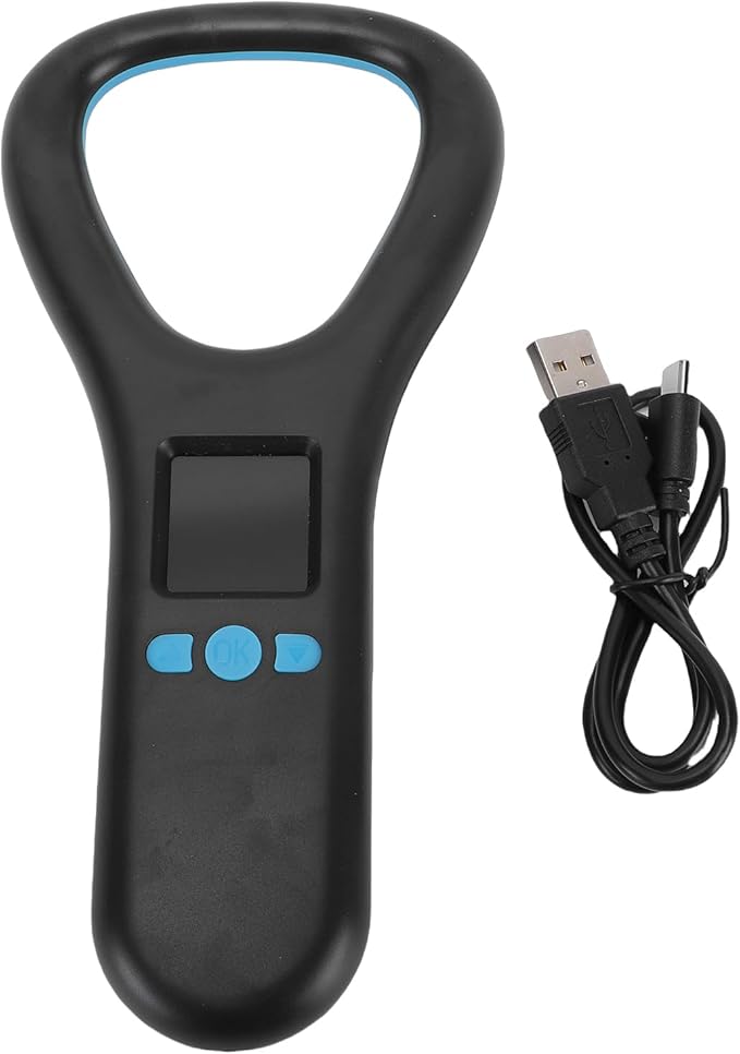 Tangxi Pet Microchip Scanner, EMID FDX B (ISO11784/85) Micro Chip ID Reader with 1.44" TFT Screen, 500 Storage Records, Upload to PC, 134.2/125khz, 15/10 Digits Chip Scanner