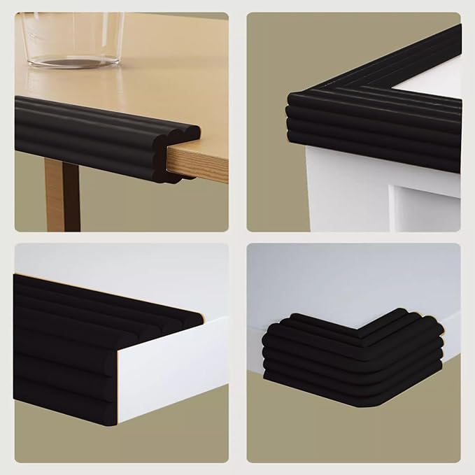 Proof Edge Corner Protector, Soft NBR Rubber Foam Adhesive Cushion, Fireplace