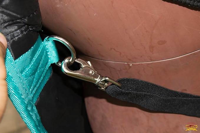 70" Hilason 1200D Winter Waterproof Turnout Horse Blanket Belly Wrap Yellow