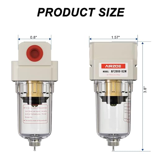 AIRZOE 1/4" NPT Air Dryer for Compressor