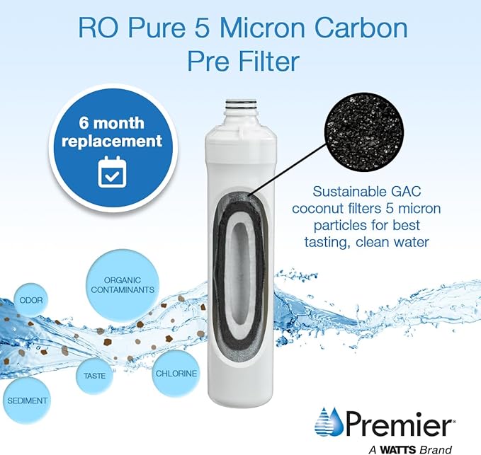 Watts Premier Bi-Annual RO Pure Plus 2-Pack Filtration Kit