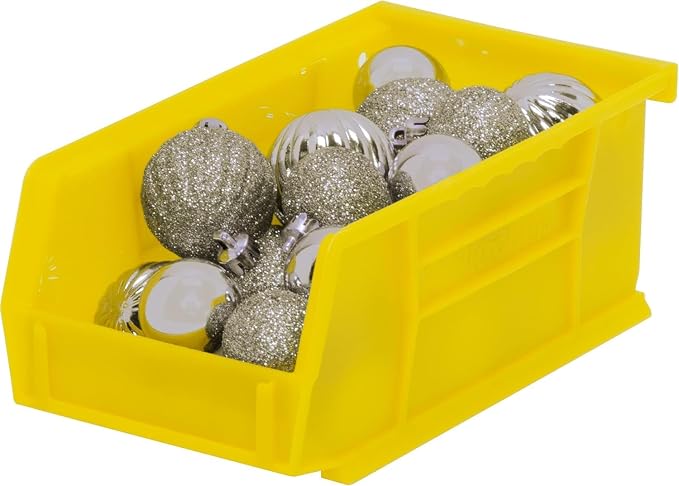 Akro-Mils 30220 AkroBins Plastic Storage Bins, Space-Saving Stackable Bins