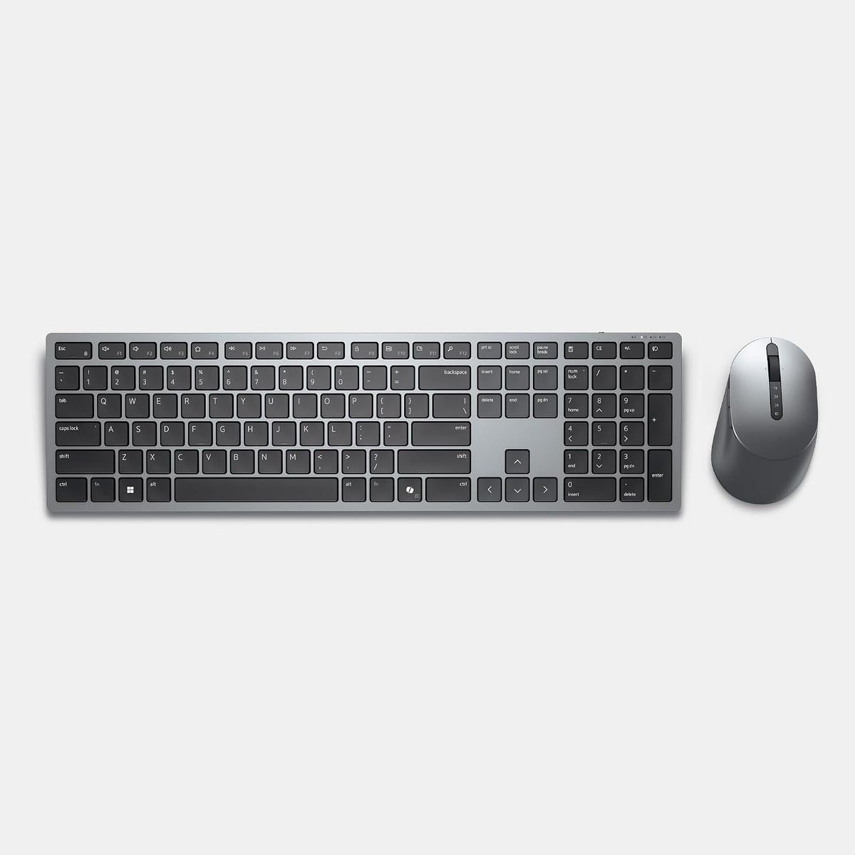 Dell Premium Wireless Keyboard and Mouse - KM720 - USB wireless receiver, 12 programmable keys of F1-F12, Mouse Buttons Qty 7, DPI. 1000, 1600 (default), 2400, 4000, Advanced Exchange Service - 1 year