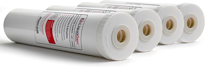 LiquaGen Activated Alumina + Carbon + KDF-55 Replacement Water Filter Cartridge