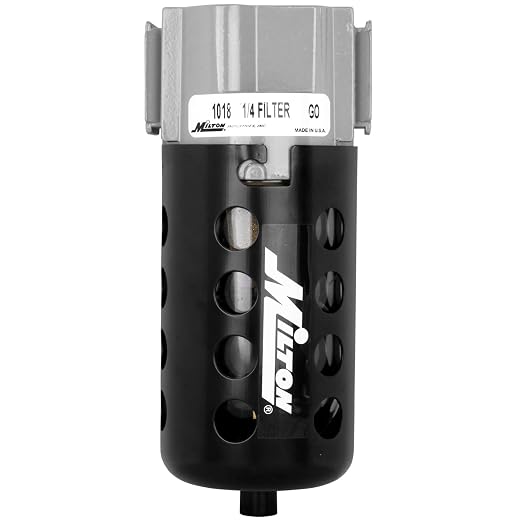 Milton 1018 1/4" NPT Polycarbonate FRL Micro Filter, United States