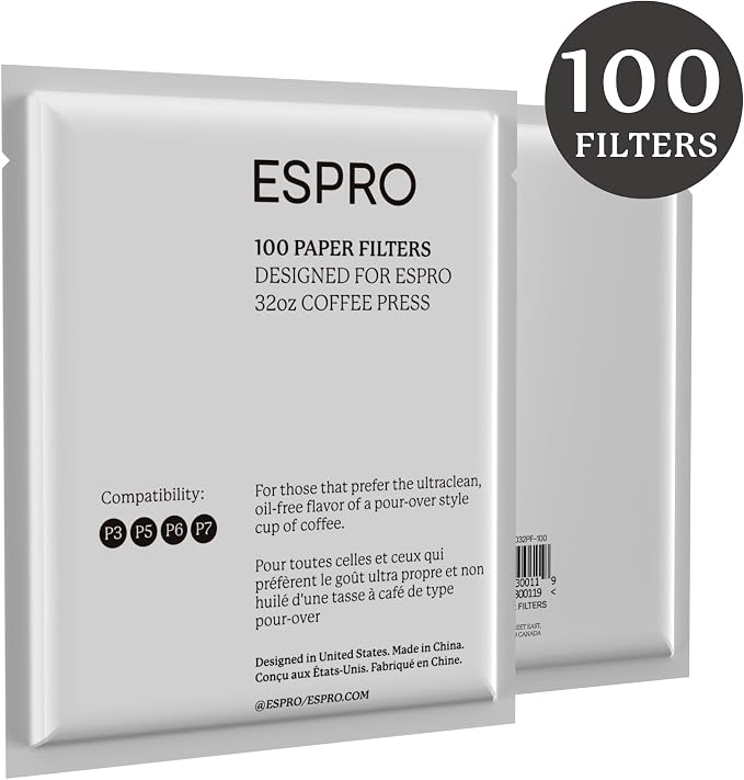 ESPRO 100 Count Coffee Paper Filters