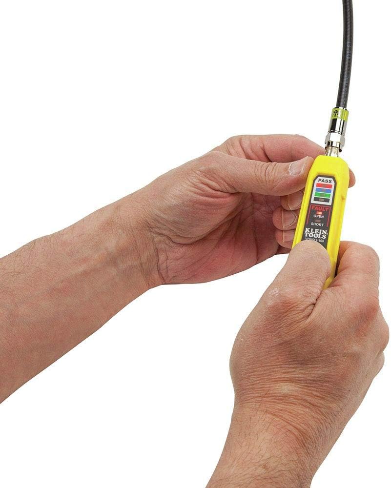 Klein Tools VDV002-818 Coax Install and Test Kit with Crimp Tool