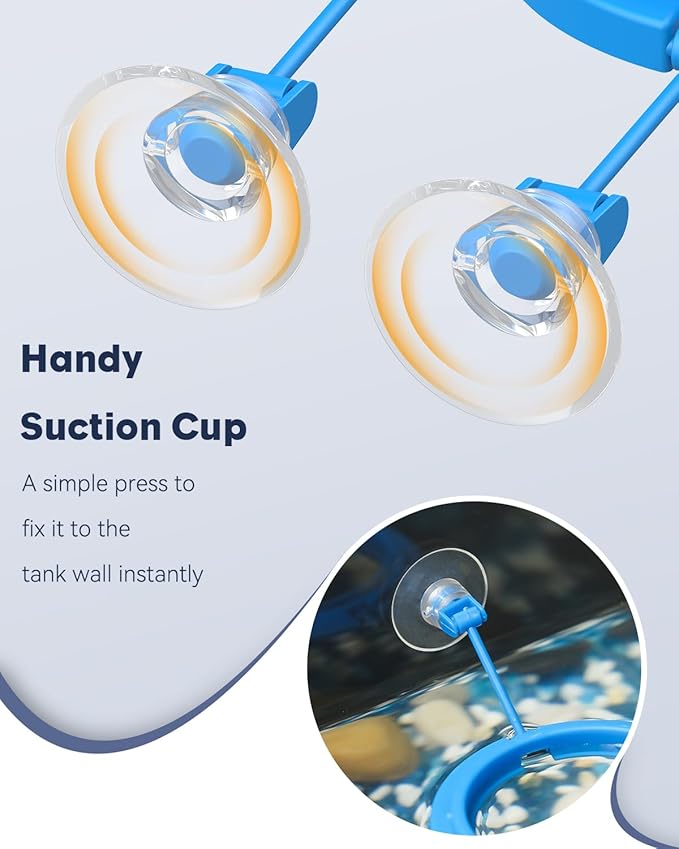 Pawfly Fish Feeding Ring for Fish Tank Aquarium Feeding Ring with Suction Cup Square Floating Food Feeder Small Feeder Circle for Betta Goldfish Guppy & Turtle