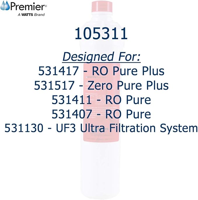Watts Premier 105311 RO-4 RO-Pure UF3 Sediment Filter