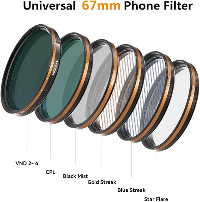 Fotorgear Camera Lens Filter, 67mm Clip On Filters Professional Photography