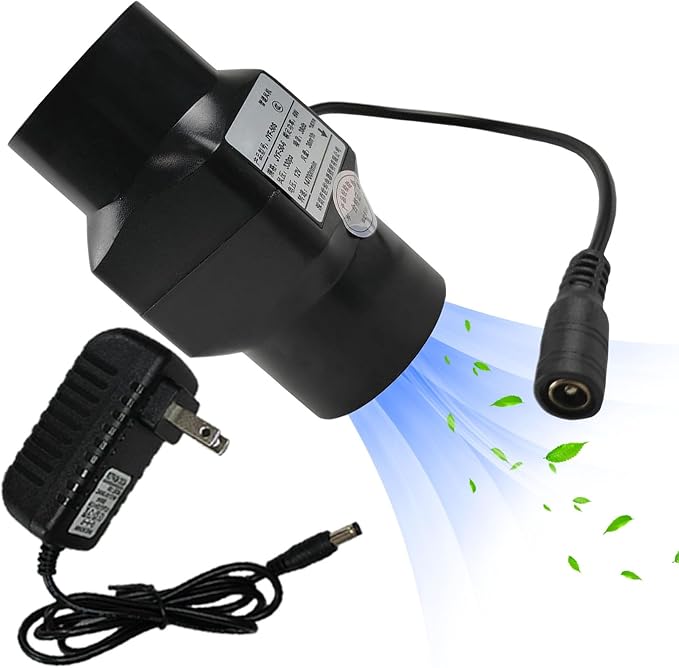 2 Inch Inline Duct Fan 12V 6W Extractor Fans Variable Speed Ventilation