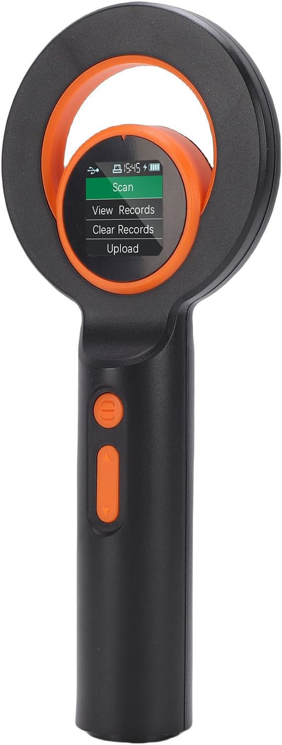 Sorandy EMID FDX B ISO11784 85 Compatible Pet Chip Reader, USB 2.4G Reader, Rechargeable 1800mAh Battery with 1.44 Inch TFT Screen, 72H Continuous Use, Ideal for Animal Marker,