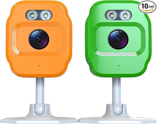 1080P Wireless Security Camera with Spotlight Night Vision, Motion Detection, Two-Way Voice, Pet and Home Monitoring, 2.4GHz WiFi Connection