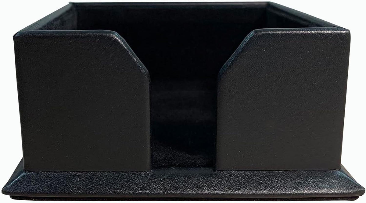 Dacasso A1075 Black 3" x 3" Leather Note Holder