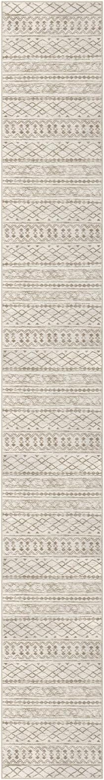 KUTA Extra Long Runner Rug for Hallway 2.6x20ft, Vintage Moroccan Washable