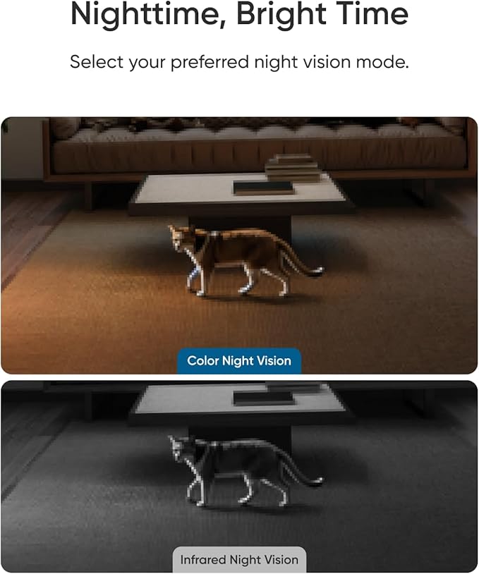 eufy Security 4K Indoor Camera E30,360° Pan Tilt,AI Auto Tracking,Color Night Vision,Pet/Baby/Nanny Monitor with Two-Way Audio,AI Human/Pet Detection,Works with HomeKit, No Monthly Fee, Black