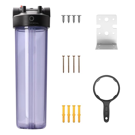 Airthereal Whole House Water Filter Housing, Sediment Filters