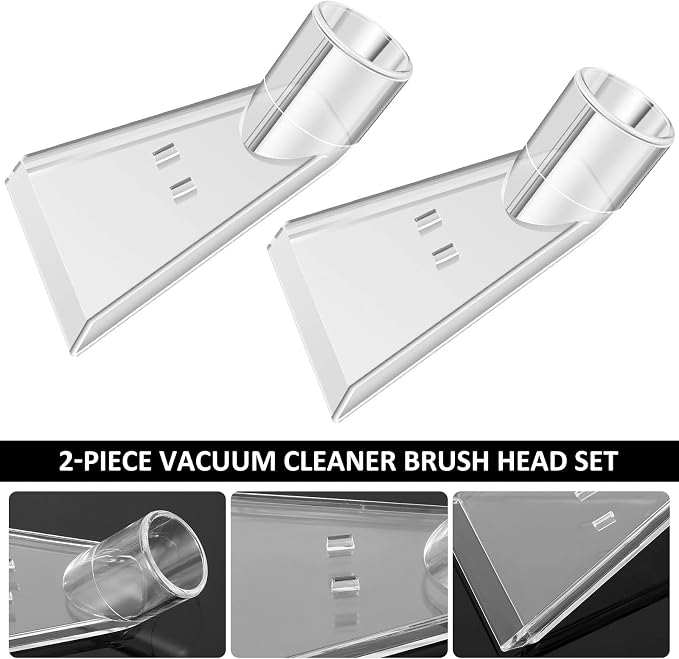 2Pcs Carpet Vac Extractor Attachment Tool, Portable Vacuum Cleaner Brush Head