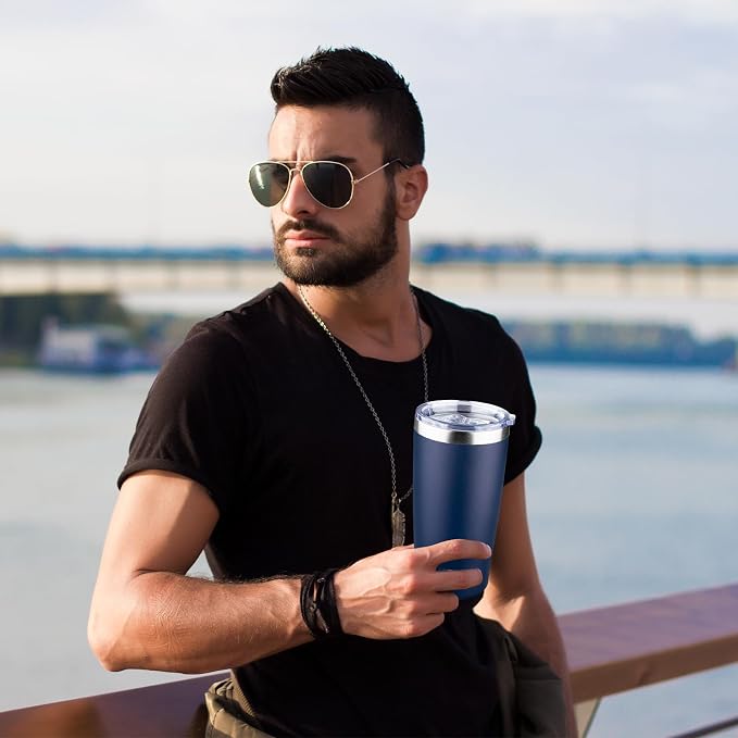 MEZMUT 20oz Insulated Tumbler Travel Coffee Mug
