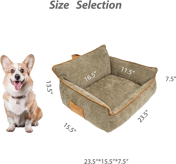 Pet Beds for Medium Dogs,Dog Beds Medium Sized Dog,Waterproof Dog Bed,M(23.5"x15.5"x13.5")