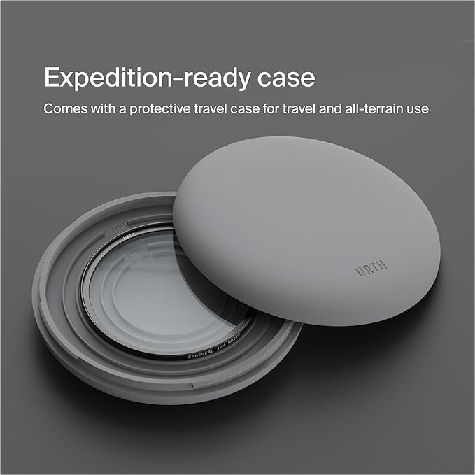 Urth 82mm Magnetic Ethereal White Mist ¼ Diffusion Lens Filter — Cinematic