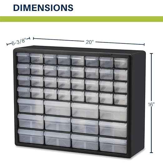Akro-Mils 44-Drawer Plastic Drawer Storage Cabinet