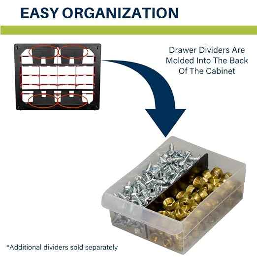 Akro-Mils 24-Drawer Plastic Drawer Storage Cabinet