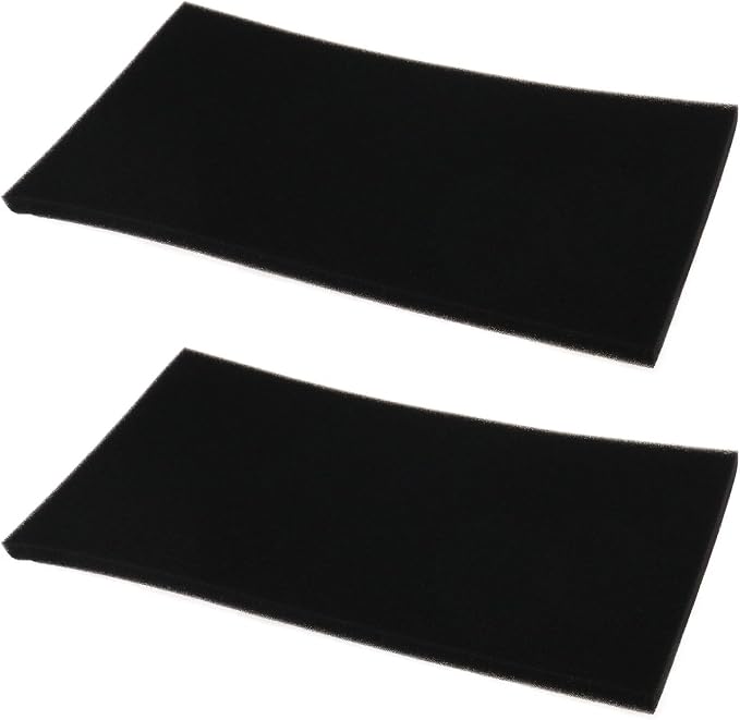 2pcs Air Filter Foam 28x15x1cm 60PPI Filter Mat Filter Insert