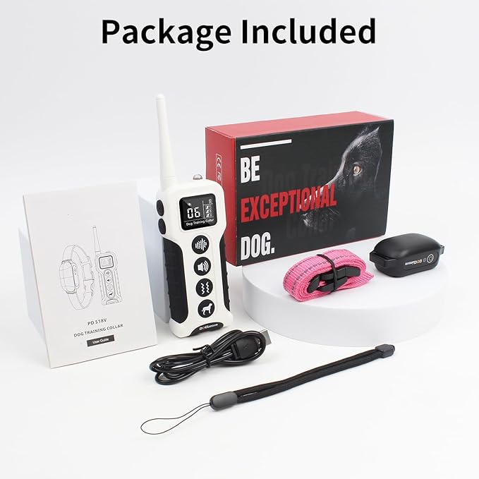 No Shock Dog Training Collar with Remote 3300ft Range, Vibrating Dog Collar, Vibration Collar for Small Medium Large Dogs, 9 Style Tones and Vibration Collar