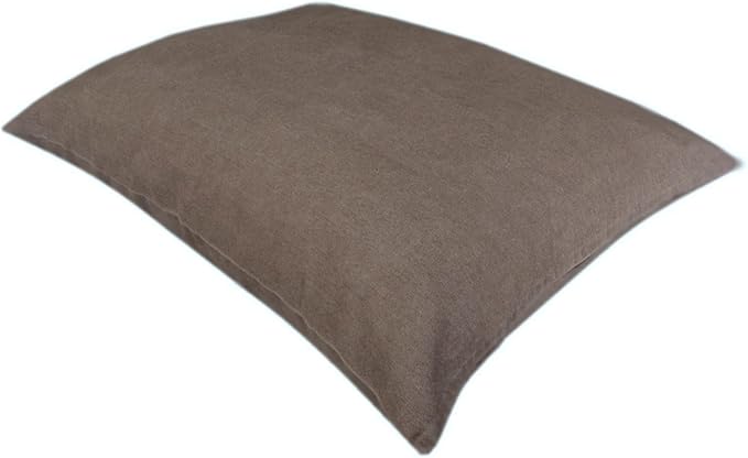 Dogbed4less Shredded Memory Foam Pillow Dog Bed with Waterproof Liner and Machine Washable Cover (Brown Denim, Medium 36"X29")