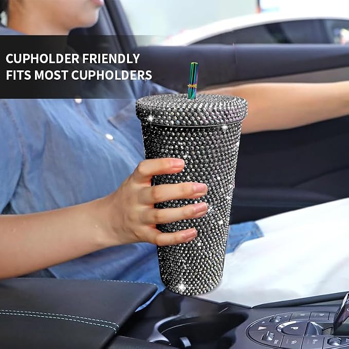 26oz Bling Rhinestone Tumbler