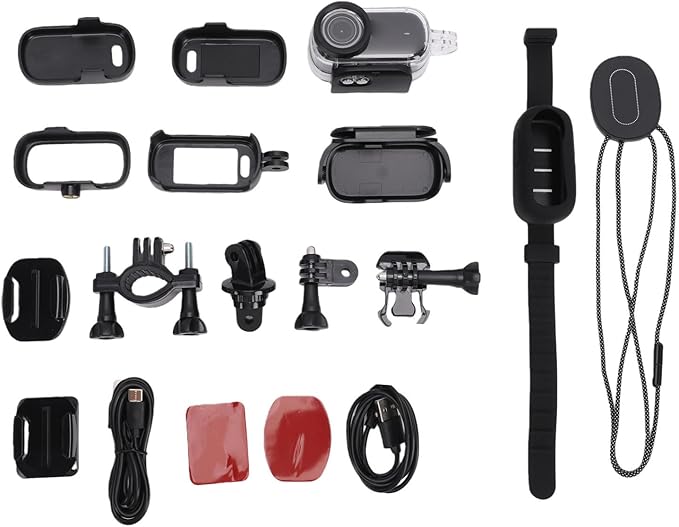 Wearable Camera, 4K Resolution 8MP WiFi Water Proof with Magnetic, for Pet Lovers Sports Travel Diving Fishing Surfing