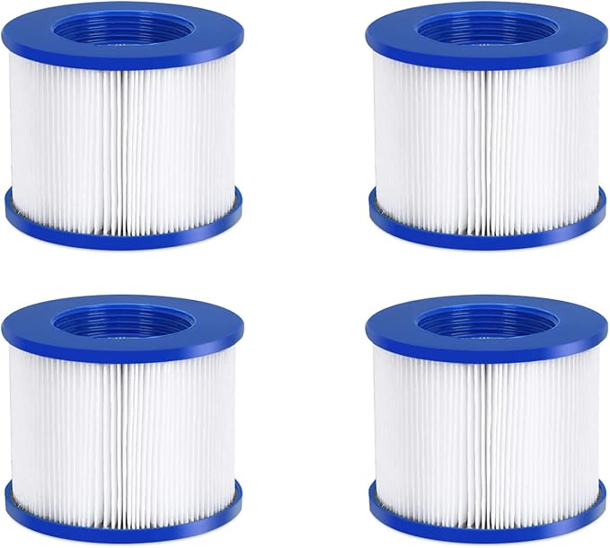 EDOSTORY Hot Tub Filter Replacement Cartridges, Fold White Filter Paper