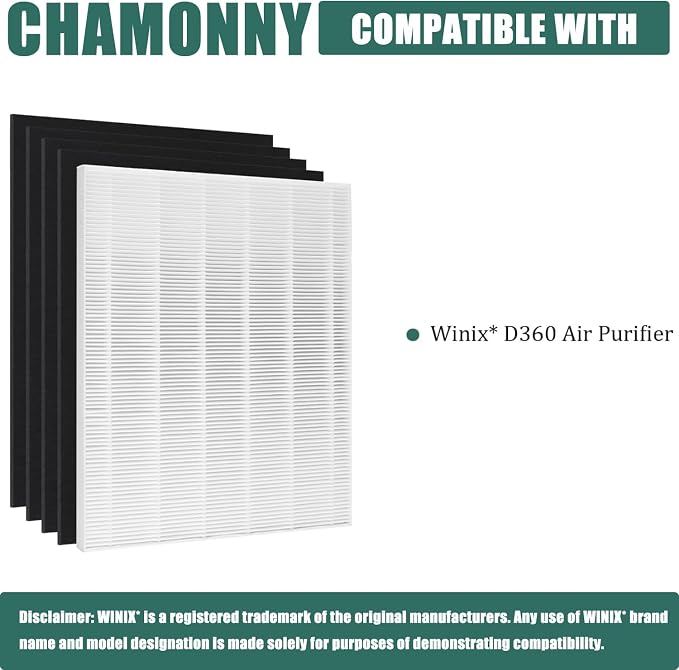 D360 True HEPA Replacement Filter D3, Compatible