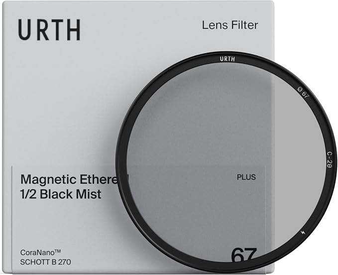 Urth 77mm Magnetic Ethereal Black Mist ½ Diffusion Lens Filter — Cinematic