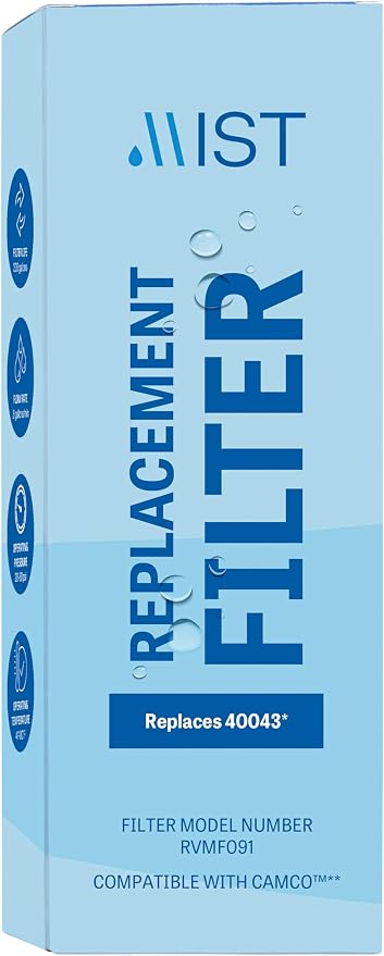 Mist 40043 Replacement for Camco RV Inline Water Filter 40043,