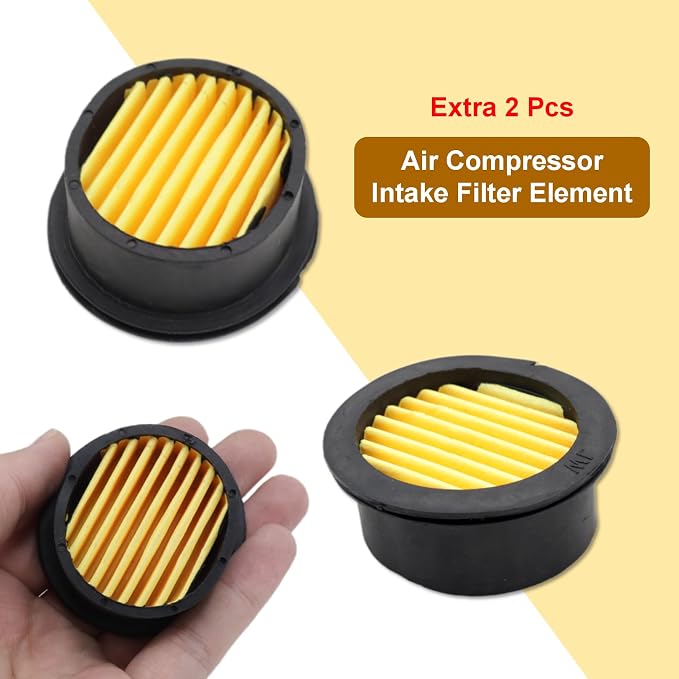 Pack of 2 Air Compressor Silencer