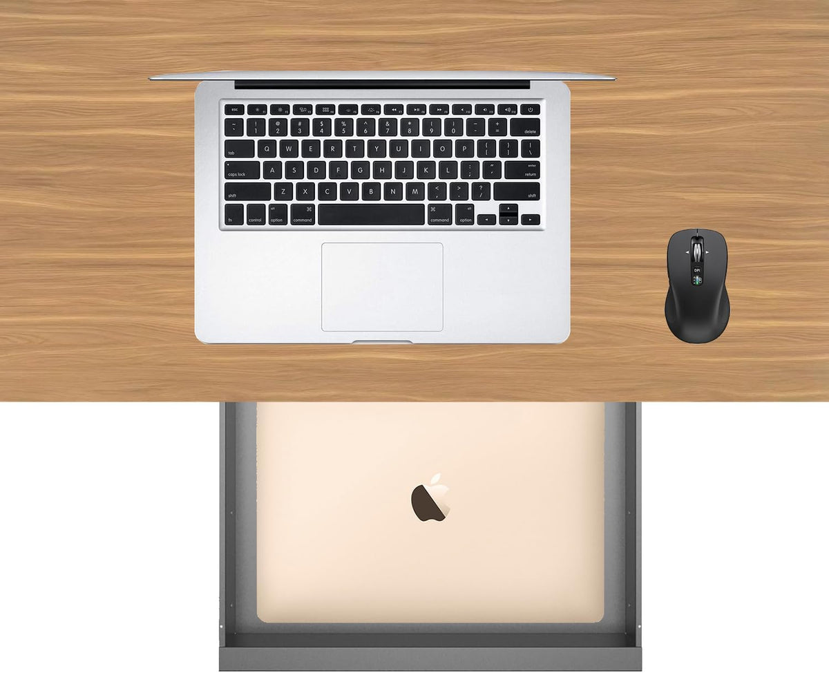 Under Desk Mounted Sliding Pull-out Drawer W 19.2" x D 13.4"